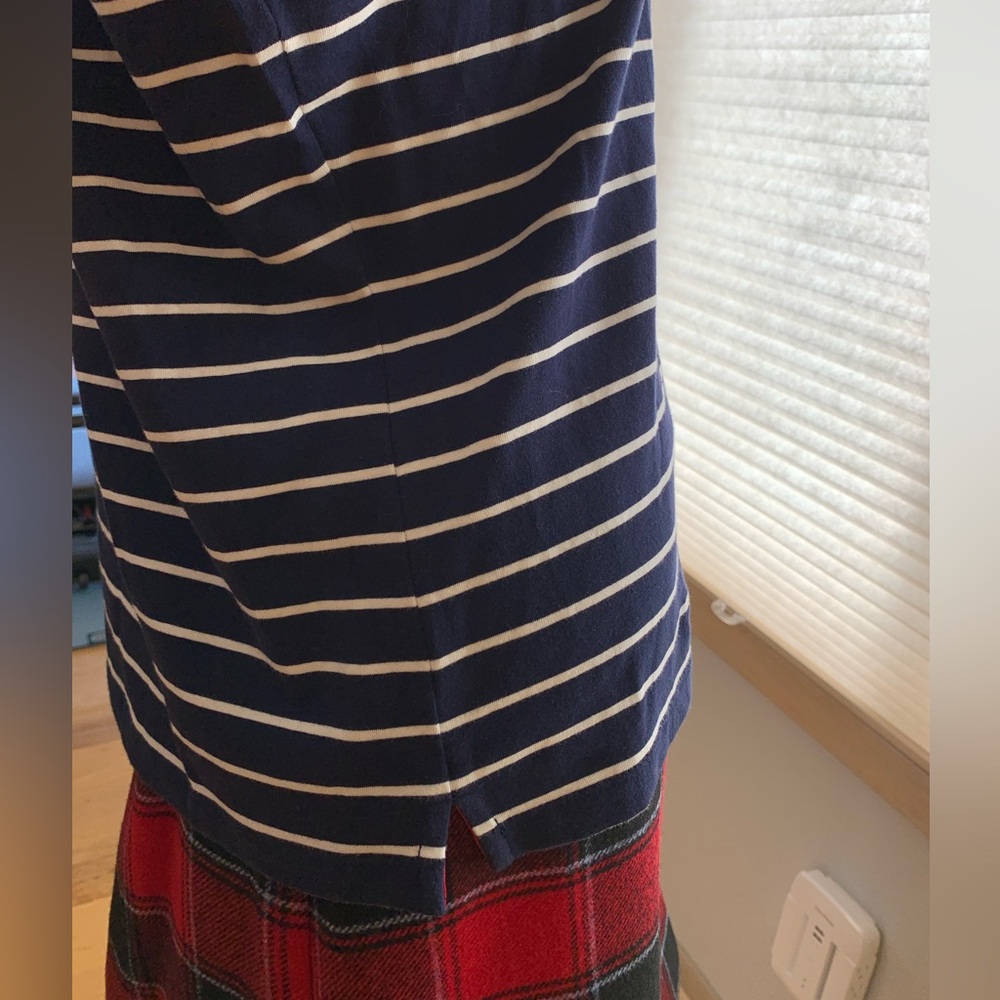 Ralph Lauren Women’s Navy/red/white Active wear Sport Tee Size M Like New - Picture 3 of 6